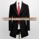 Wool Long Young Fabric Black Dress Autumn Winter Mens Custom Overcoat Men