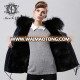 men plus size coat for winter real fox fur parka with removeable hooded